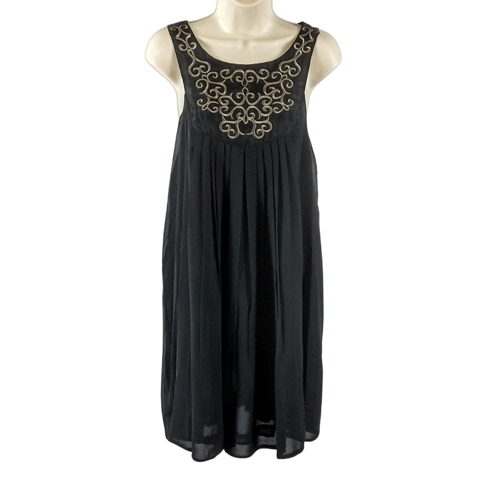 Nicole black cocktail dress